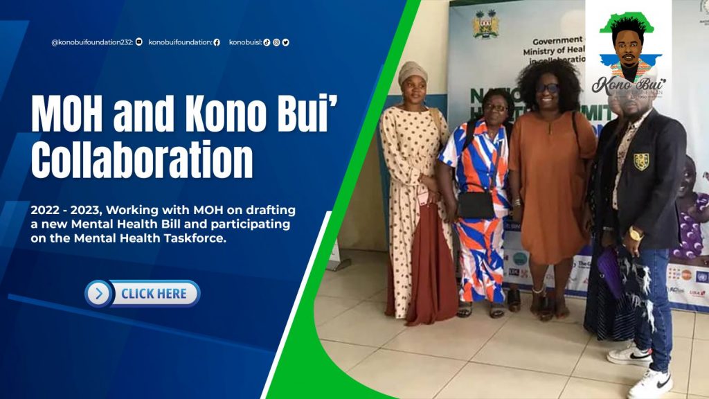 MOH and Kono Bui’ Foundation Collaboration